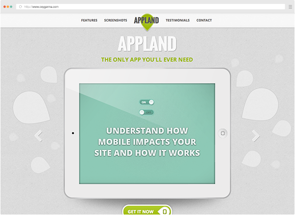 Appland (html template) <span>$10</span>
