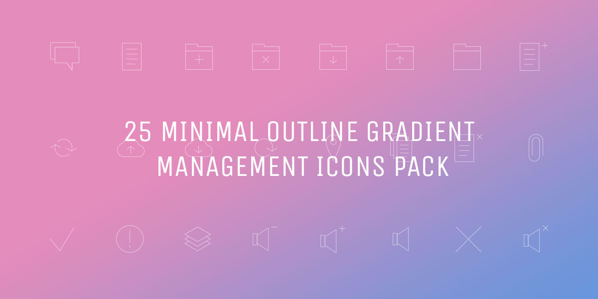 Management Icons Pack